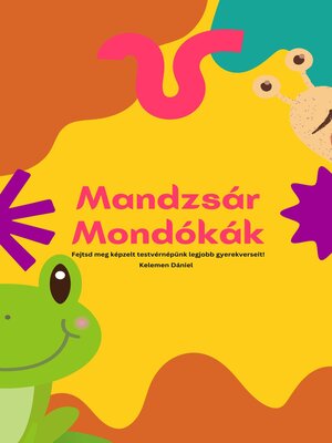 cover image of Mandzsár Mondókák